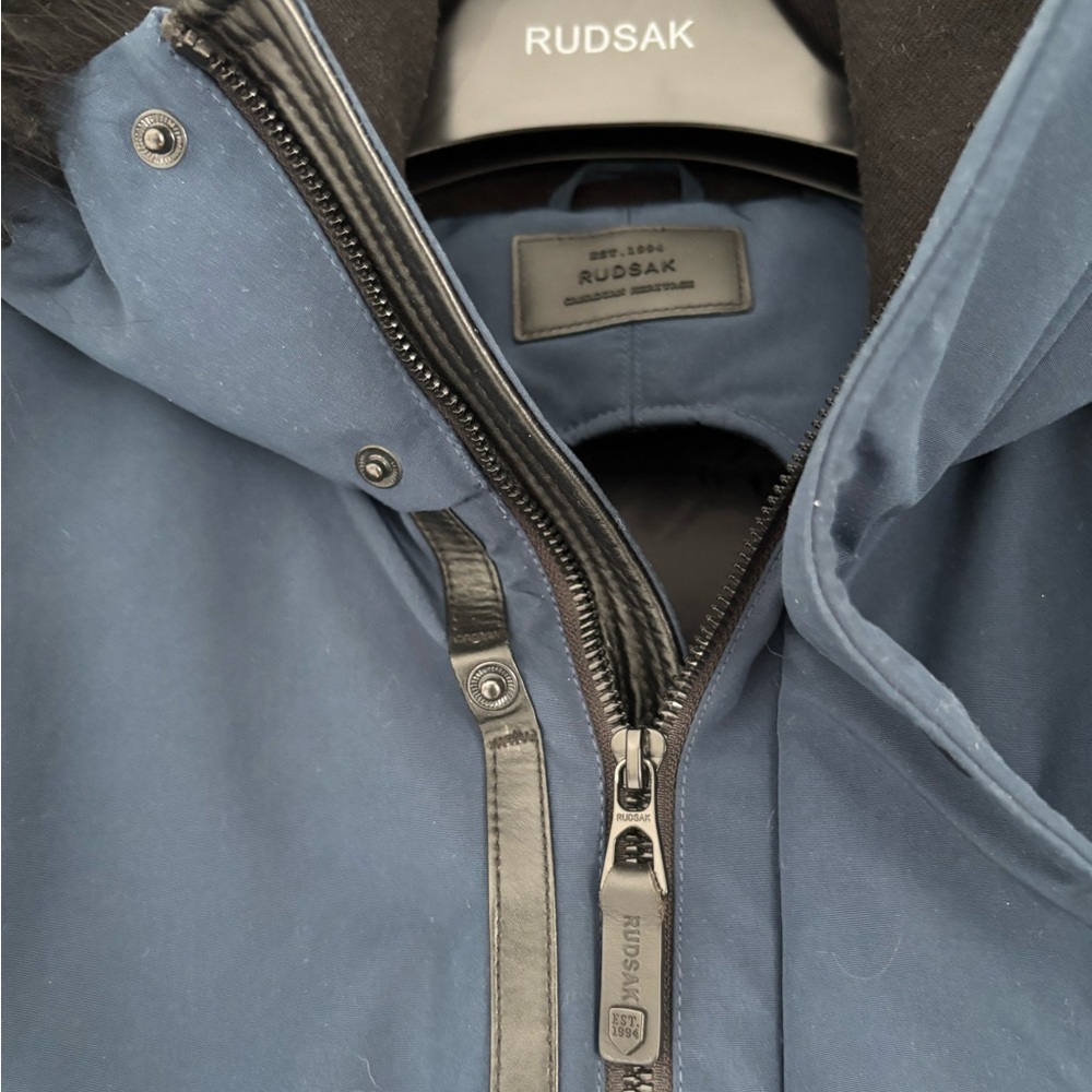 RUDSAK Navy Bomber Jacket. - Picture 7 of 11